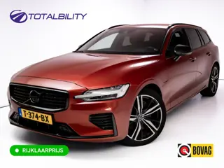Volvo V60 2.0 T8 Twin Engine AWD R-Design | Stoel-, Stuur- & Achterbank verw. | Elec. trekhaak | 360