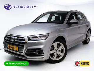 Audi Q5 50 TFSI e Quattro S-Line | Luchtvering | Elec. trekhaak | Adaptieve cruise | Memory stoel | 
