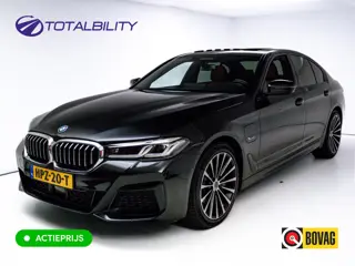 BMW 5 Serie BMW 545e xDrive M-Sport 394PK | 6-CIL. | SCHUIFDAK | TREKHAAK | 360° | ACC | STOEL- & ST