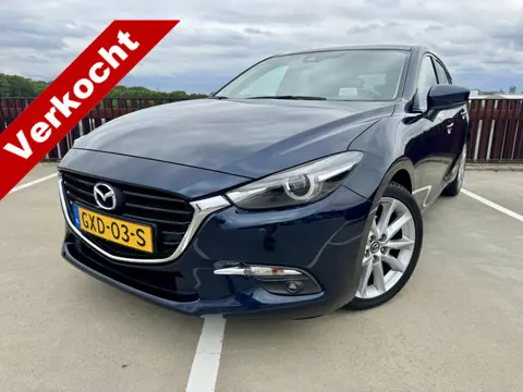 Mazda 3 2.0 SkyActiv-G 120 GT-M Sport | Automaat | Half Leer | Deep Crystal Bleu | Face-Lift | Deale