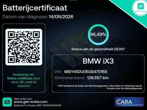 BMW IX3 High Executive 80 kWh 96% SOH SHADOW LCI FACELIFT M SPORT