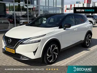 Nissan Qashqai 1.3 MHEV Xtronic Tekna Plus | BOSE | Leder | Panoramadak | 360° camera | Head-Up Disp