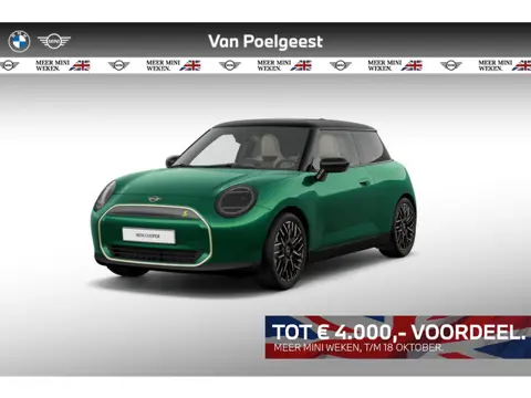 MINI Cooper 3-deurs Electric Cooper SE Favoured M 54.2 kWh | 18 Inch Night Flash Spoke 2-tone | Meer