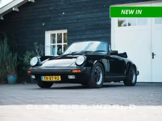 PORSCHE 911 Carrera 3.2 Cabriolet Â European Delivery  Â Black on Black