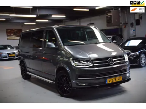 Volkswagen Transporter 2.0 TDI L2H1 DC Highline Navi|Leder|ACC|1e Eig|2x Schuifdeur