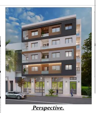 Terrain titré de 241 m² vendu avec son projet R+4 entièrement autorisé .Permis construire approuvés