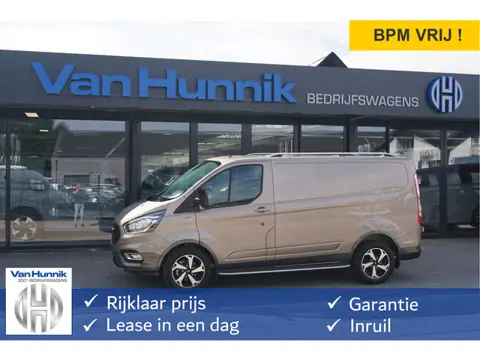 Ford Transit Custom 300S Active 130PK BPM VRIJ!! Airco, Cruise, Apple CP / Android Auto, 17" LM Velg