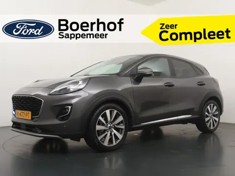 Ford Puma Hybrid Titanium X | Trekhaak | Massage | Winterpack | Adap. Cruise | 100% dealer onderhoud