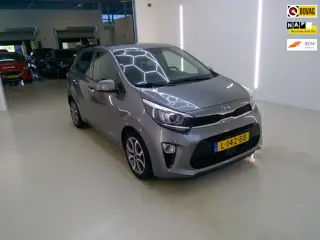 Kia Picanto 1.0 DPi DynamicPlusLine+Ecc+Led+Breed-Navigatie+camera+cruise+Leder-Multie-stuur = ORIG/