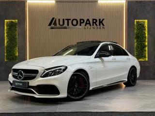 Mercedes-Benz C-klasse AMG 63 S |PANO|360 CAMERA|HUD|BURMESTER 3D|CARBON|MEMORY|SFEERVERLICHTING|DEA