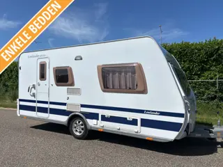 Dethleffs Lowlander 450 EB LUIFEL, ENKELE BEDDEN