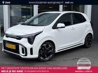 Kia Picanto 1.0 DPI GT-Line | Schuif/kanteldak | Stoel/stuurverwarming | Dodehoekdetectie | Climate 
