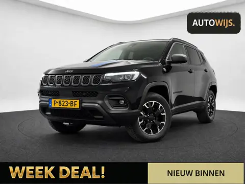 Jeep Compass 4xe 240 Plug-in Hybrid Electric Trailhawk|LEDER|TREKHAAK|CAMERA|DEALER ONDERHOUDEN