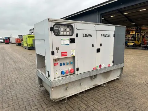 Europower EPUS44TDE Kubota Leroy Somer 44 kVA Supersilent Rental generatorset