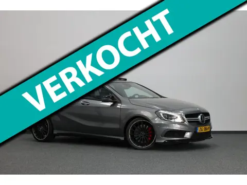 Mercedes-Benz A-klasse AMG 45 4MATIC 361+PK LED/LEER+S.VERWARMING+MEMORY/19" LMV/CAM/CRUISE/ECC/12 M