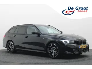 BMW 3 Serie Touring 320e Leer, Panoramadak, ACC, Camera, Verwarmd Stuurwiel, LED, Apple Carplay, 19'