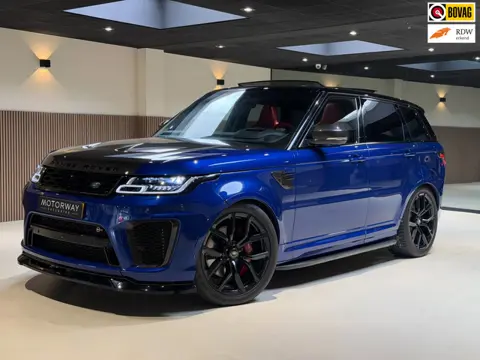 Land Rover Range Rover Sport 5.0 V8 SC SVR|pano|360|Merdian|HUD|Alcantara hemel|Carbon|Stoelverkoeli