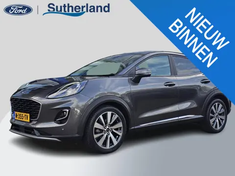 Ford Puma 1.0 EcoBoost Hybrid Titanium X Adaptive cruise control | Half leder | Full led | Achteruit