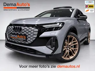 Audi Q4 Sportback e-tron 50 quattro 21" 3X S-LINE LEDER+ M-STOELEN/PANO/H-UP/SONOS/DAB/CARPLAY/ADAPT