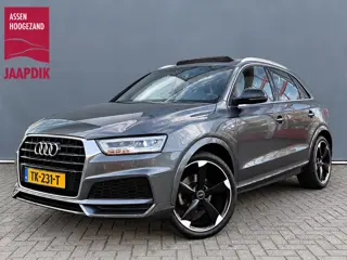 Audi Q3 BWJ 2018 | 1.4 TFSI | S-LINE | AUTOMAAT | PANORAMADAK | ELEKTR. STOEL | TREKHAAK | KEYLESS |