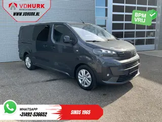 Peugeot Expert 2.0 HDi 145 pk DC Dubbel Cabine LED/ Carplay/ 2x Schuifdeur/ Virtual Cockpit/ Keyless