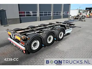 D-Tec FLEXITRAILER LS | 2x20-30-40-45ft HC * 2x LIFT ACHSE * 2x AUSZIEHBAR * 9x VERFÜGBAR