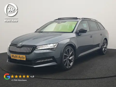 Škoda Superb Combi 1.4 TSI iV Sportline Business PHEV 218pk Dealer O.H. | Trekhaak Af Fabriek | Pano