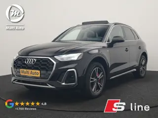 Audi Q5 50 TFSI e 2x S Line PHEV 300pk Dealer O.H. | Panodak | 360 Camera | Head Up | Lederen Sports
