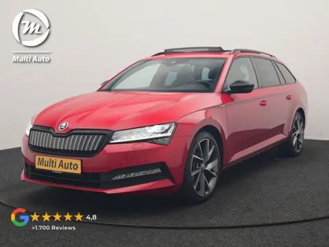 Škoda Superb Combi 1.4 TSI iV Sportline Business PHEV 218pk Dealer O.H. | Trekhaak Af Fabriek | Pano