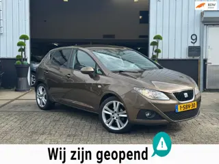 Seat Ibiza | 1.2 | TSI | Sport | 2012 | Uniek Bruin | Boekjes | Carplay | Nette Auto |