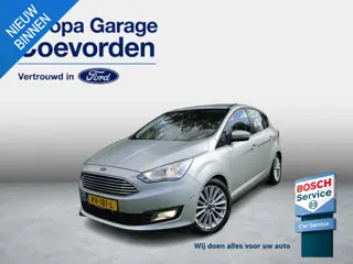 Ford C-Max 1.0 EB 125PK Titanium | ADV. TECH PACK | CLIMA | KEYLESS | TREKHAAK | NETJES ONDERHOUDEN 