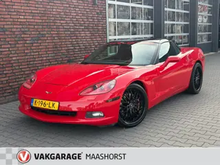Corvette C6 6.0 Coupé Convertible Automaat/404pK/Memory/HUD/Clima/Leder