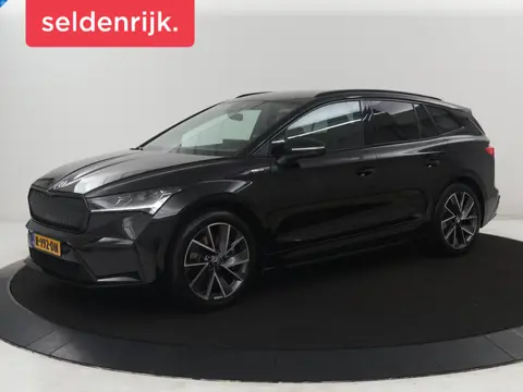 Skoda Enyaq iV 80 Sportline | SOH 93,3% | Leder/alcantara | Stuur/stoel verwarming | Cruise control 