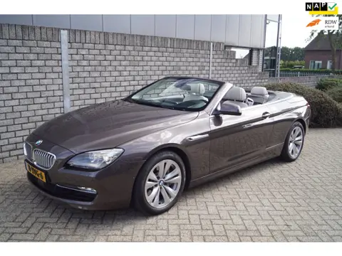 BMW 6-serie Cabrio 650xi High Executive Autom Leder Sportst Stoelverw Navi Camera Head-Up Clima Adap