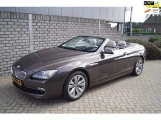 BMW 6-serie Cabrio 650xi High Executive Autom Leder Sportst Stoelverw Navi Camera Head-Up Clima Adap