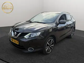 Nissan QASHQAI 1.2 Tekna NAVI ZWART LEDER CAMERA (bj 2015)