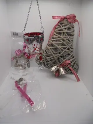 KERST DECO SET 9 STUKS NR. 1 NIEUW