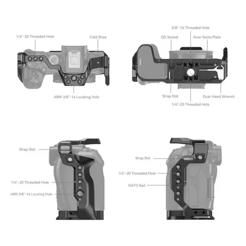 SmallRig 4212 Cage For Canon EOS R8