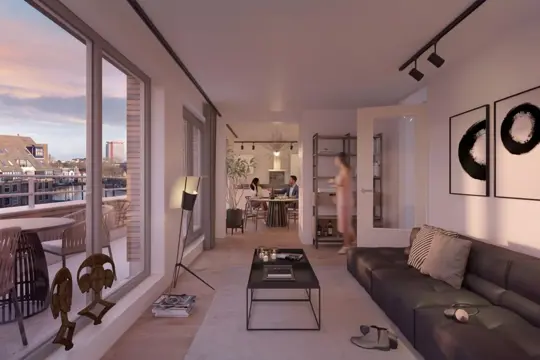 Woning aan de Houttuinen te Delft