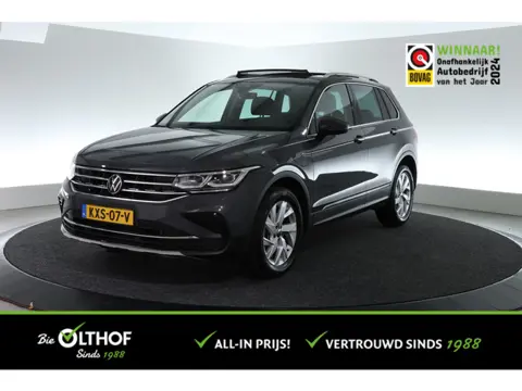 Volkswagen Tiguan 1.4 TSI eHybrid Elegance | ALL-IN PRIJS | SCHUIF - KANTEL | LEDER | STOEL-STUURVER