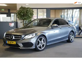 Mercedes-Benz C-klasse 180 AMG DCT Navi Leder Cruise Cam Pdc Burmester