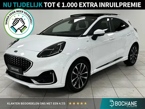 Ford Puma 1.0 EcoBoost 155 Hybrid ST-Line Vignale | PANO | TREKHAAK | LEDER |