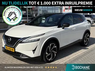 Nissan Qashqai 1.3 MHEV Xtronic Tekna Plus | BOSE | Leder | Panoramadak | 360° camera | Head-Up Disp