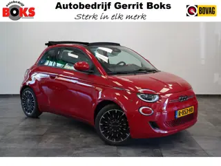 Fiat 500C Icon 42 kWh Cruise/Climate Cabrio ROSSO PASSIONE NAP!