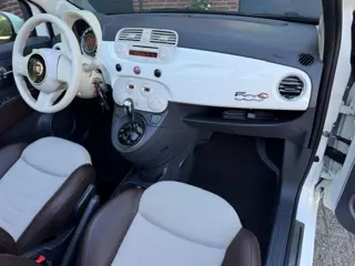 Foto 18 van Fiat 500 C 1.2 Lounge cabriolet automaat / bj.2011 / kleur: wit / NAP met 131239 km./ APK 07/2027 /