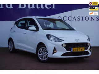 Hyundai I10 1.0 Comfort+Apple-Carplay+Cruise-control+aircoElek-Pakket+Led+eder-Multie-stuur= SUPER