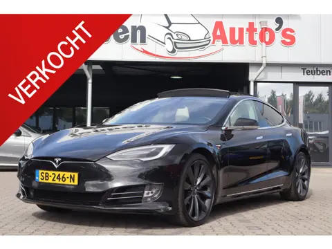 Tesla Model S 100D | SOH 81,6% | Elektrisch glazen dak | 21" Turbine wielen | Premium-Interior Upgra