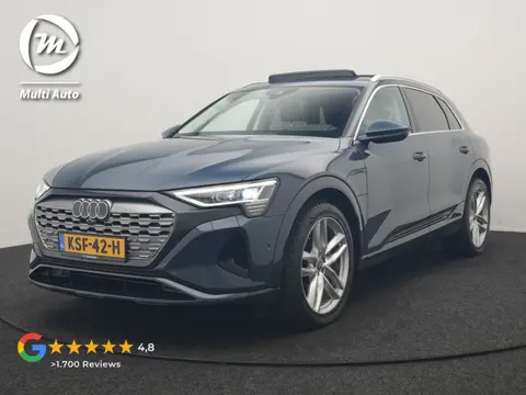 Audi Q8 e-tron 55 quattro Advanced Edition 115 kWh 408pk Dealer O.H | Panodak | Head Up | 360 Camera