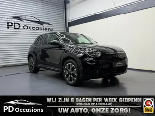 Fiat 600 1.2 Hybrid 145PK La Prima - Wit leer -Elek. Achterklep - Camera - Carplay - ACC