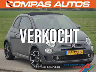 Fiat 500C 105pk Cabrio Sport | Beats | Leder | Xenon | Carplay